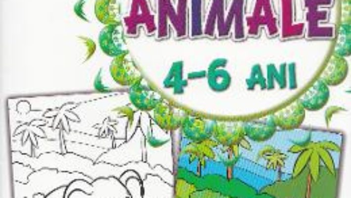 Cartea Coloram animalele 4-6 ani (download, pret, reducere)