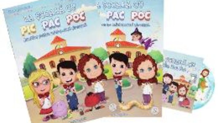 Pret Carte La scoala cu Pic Pac Poc vol.1+2 + CD – Diana Alexandru, Andreea Alexandru