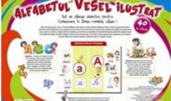 Cartea Alfabetul vesel ilustrat – 40 de planse (download, pret, reducere)