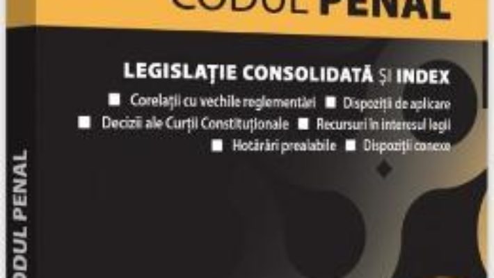 Cartea Codul penal. Octombrie 2018 – Dan Lupascu (download, pret, reducere)