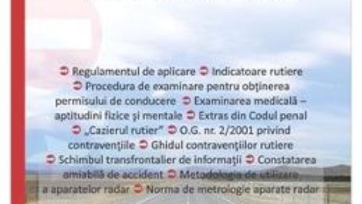 Cartea Codul rutier si legislatia conexa (download, pret, reducere)