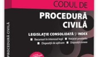 Cartea Codul de procedura civila Ianuarie 2019 – Dan Lupascu (download, pret, reducere)