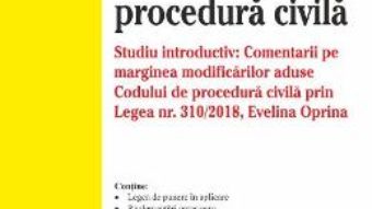 Cartea Codul de procedura civila Ed. 15 Act. 7 ianuarie 2019 (download, pret, reducere)