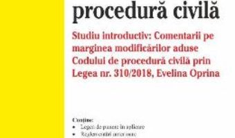 Cartea Codul de procedura civila Ed. 15 Act. 7 ianuarie 2019 (download, pret, reducere)