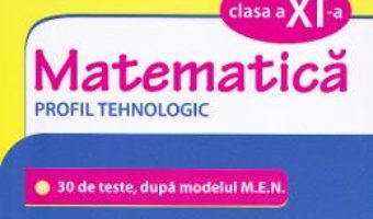 Cartea Simularea examenului de bacalaureat. Matematica – Clasa 11 – Profil Tehnologic – Lucian Dragomir (download, pret, reducere)