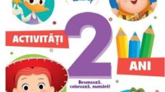 Cartea Disney. Activitati 2 ani. Deseneaza, coloreaza, numara (download, pret, reducere)