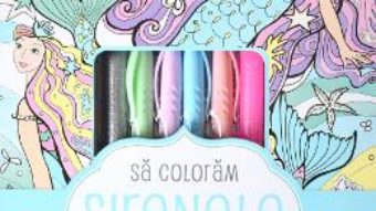 Cartea Sa coloram sirenele in culori pastel (download, pret, reducere)