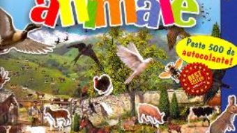 Cartea Descopera si lipeste 1000 animale (download, pret, reducere)