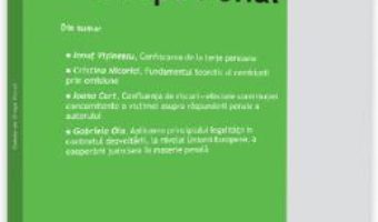 Cartea Caiete de drept penal 1/2019 (download, pret, reducere)