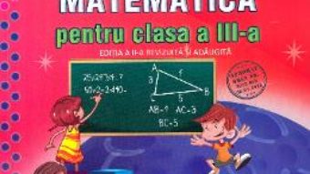 Cartea Culegere de matematica – Clasa 3 – Simona Grujdin, Adriana Borcan (download, pret, reducere)