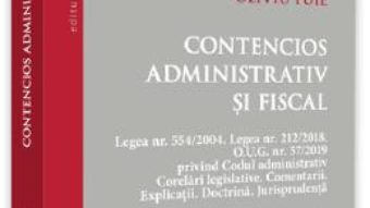 Cartea Contencios administrativ si fiscal – Oliviu Puie (download, pret, reducere)