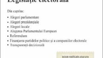 Cartea Legislatie electorala act. 1.10.2019 (download, pret, reducere)