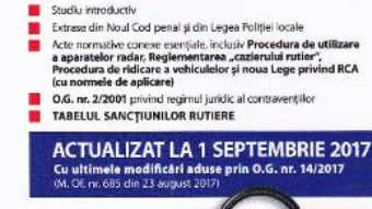 Carte Codul rutier act. 1 septembrie 2017 – Mircea Ursuta PDF Online