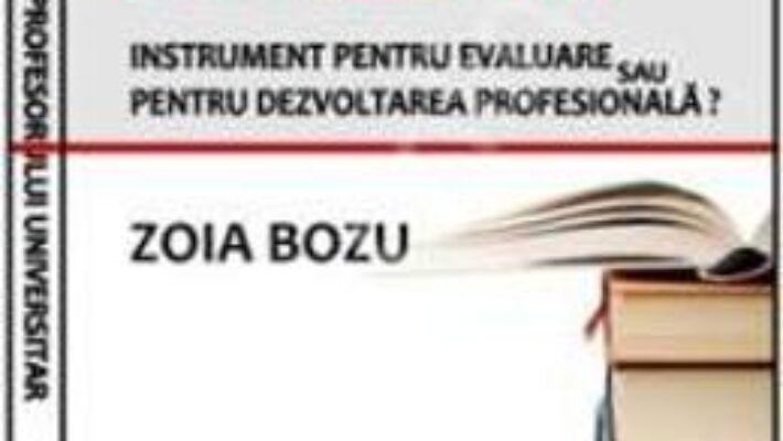 Carte Portofoliul profesorului universitar – Zoia Bozu PDF Online