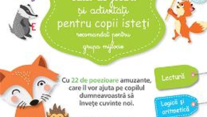 Cartea Caiet de jocuri si activitati pentru copii isteti 4-5 ani grupa mijlocie – Larousse (download, pret, reducere)