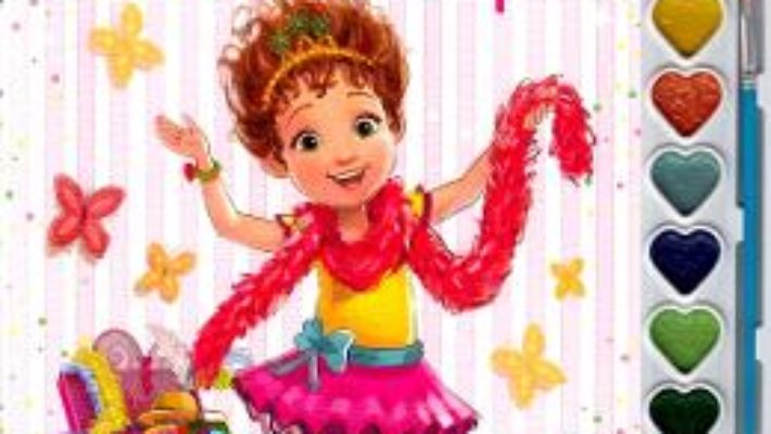 Cartea Disney: Fancy Nancy. Pictam cu sclipici. Carte de colorat cu pensula si acuarele (download, pret, reducere)