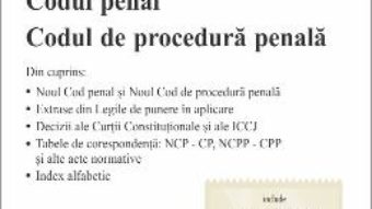 Cartea Codul penal. Codul de procedura penala Act. 4.11.2019 (download, pret, reducere)