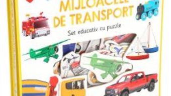 Cartea Sa invatam mijloacele de transport. Set educativ cu puzzle (download, pret, reducere)