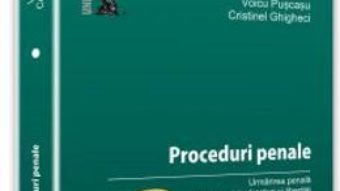 Cartea Proceduri Penale Vol.1: Urmarirea Penala – Voicu Puscasu, Cristinel Ghigheci (download, pret, reducere)