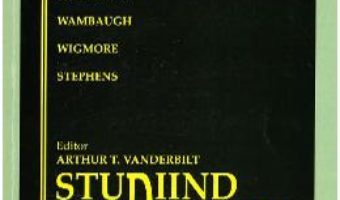 Cartea Studiind dreptul – Arthur T. Vanderbilt (download, pret, reducere)