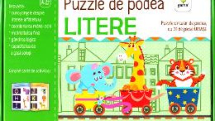 Cartea Puzzle de podea: Litere (download, pret, reducere)