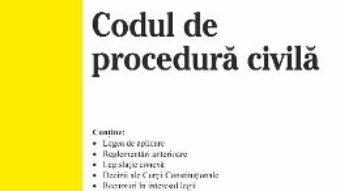 Cartea Codul civil. Codul de procedura civila Act. 4 Februarie 2018 (download, pret, reducere)