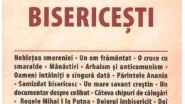 Cartea Evocari bisericesti – Dan Ciachir (download, pret, reducere)