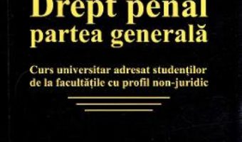 Cartea Drept penal. Partea generala – Adriana Miron (download, pret, reducere)