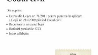 Cartea Codul civil. Act. 6.01.2020 (download, pret, reducere)