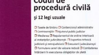 Cartea Codul de procedura civila si 12 legi uzuale Ed.2020 (download, pret, reducere)