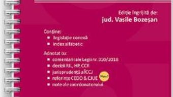 Cartea Codul de procedura civila Act. 10 Februarie 2020 – Vasile Bozesan (download, pret, reducere)