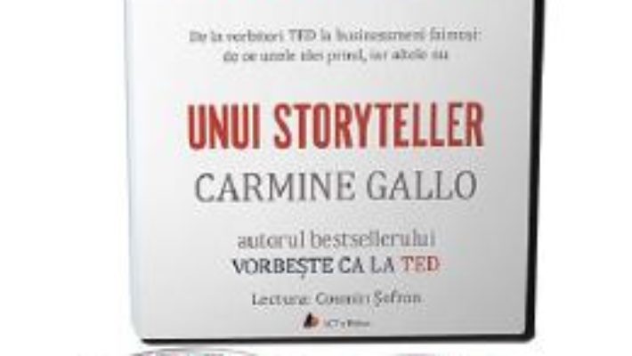 Cartea Audiobook. Secretul unui storyteller – Carmine Gallo (download, pret, reducere)