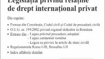 Pret Legislatia privind relatiile de drept international privat act. 10.10.2014 pdf