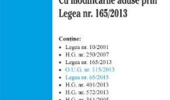 Cartea Legea Nr. 10 Din 2001 Act. 7 Aprilie 2015 pdf