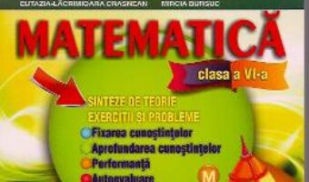 Carte Matematica Cls 6 – Sinteze De Teorie. Exercitii Si Probleme – Stefan Smarandache PDF Online