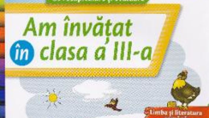 Am invatat in cls 3 caiet – Daniela Barbu PDF (download, pret, reducere)